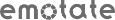 emotate monochrome logo